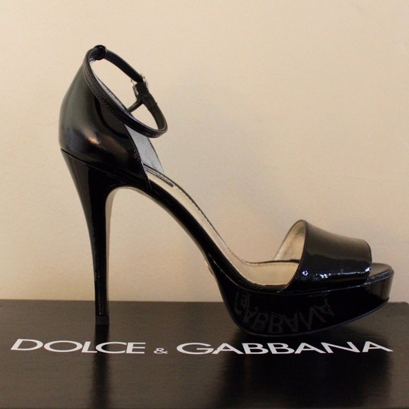 NWT Dolce & Gabbana Ankle-Strap Heels Pumps 39 9 - Picture 2 of 8